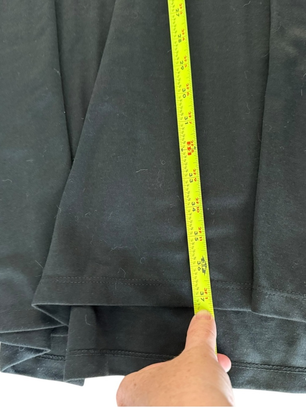 Susan Graver Black Midi Dress Size Large Made in USA - Picture 5 of 5